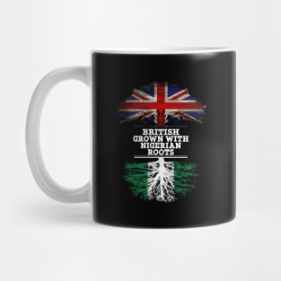 British Grown With Nigerian Roots - Gift for Nigerian With Roots From Nigeria Mug